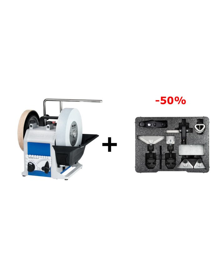 Affûteuse TORMEK® T8 + Kit pour outils à main HTK-1006