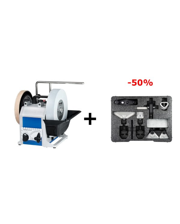 Affûteuse TORMEK® T8 + Kit pour outils à main HTK-1006