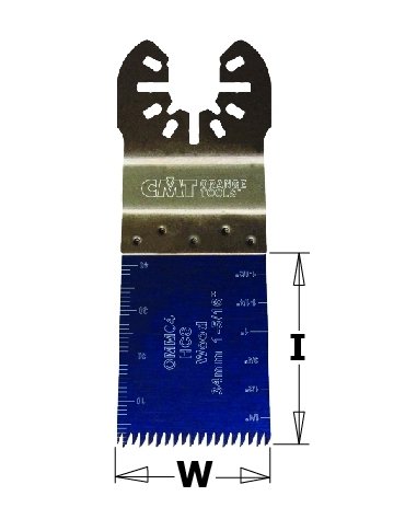 Lame di precisione a tuffo con denti "giapponesi" per legno - 34 mm in Lame oscillanti - Legno di CMT