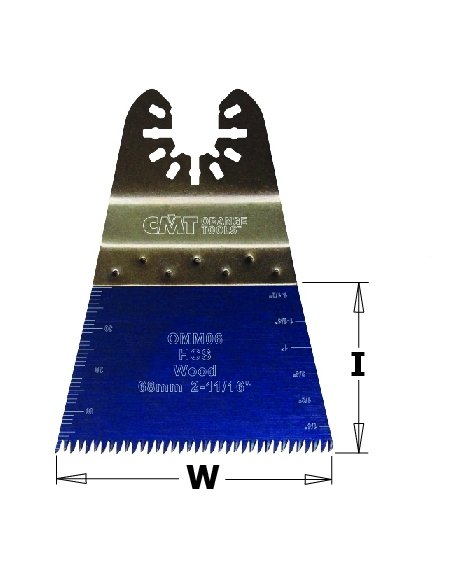 Lame di precisione a tuffo con denti "giapponesi" per legno - 68 mm in Lame oscillanti - Legno di CMT Lame di precisione a tuffo con denti "giapponesi" per legno - 68 mm in Lame oscillanti - Legno di CMT