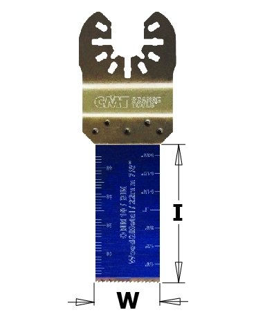 Lame per taglio a tuffo e a filo per legno e metallo - Lame oscillanti da 22 mm - Legno e metallo di CMT