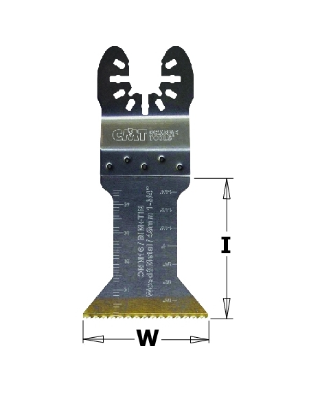 Lames plongeantes et de coupe à ras extra-long-life pour bois et métaux - 45mm