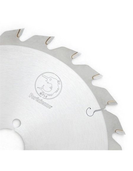 Lama circolare in metallo duro con denti smussati alternati in portata di FOREZIENNE MFLS
