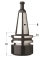 ISO30 chuck with precision collet "ER32" - Ref. CMT18322001 - Rotation DROITE
