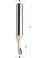 Fresa helicoidal para aluminio y PVC en HS 5% co de 1 corte positivo - Ref. CMT18807051 - S 8