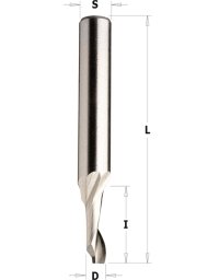 Frese a spirale HSS 5% con tagliente positivo per alluminio e PVC - 188 in Punte per trapano per materiali compositi, PVC e allu