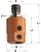 Adapter für Dübellochbohrer - Ref. CMT30508001 - Rotation DROITE