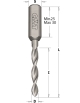 Mèches pour perceuses multi-broches pour trous débouchants - 314X