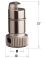 Mandriles para brocas de conexión rápida para taladradoras - Ref. CMT36000101 - Rotación DROITE
