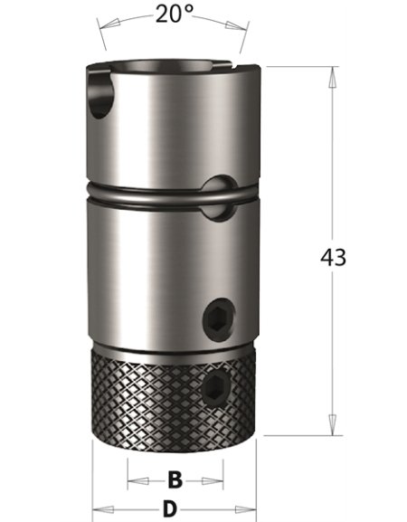 Adattatori per trapano in Adattatori per NC di CMT