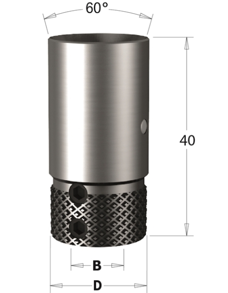 Adapter für Dübellochbohrer