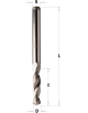 Brocas helicoidales para taladros pequeños pasantes (cortes 120°)