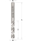 Brocas helicoidales para taladros pequeños ciegos (afilado con precortadores) - Ref. CMT36302521 - L 55