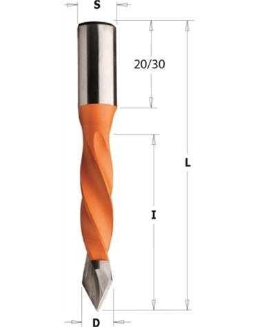 Mèches pour perceuses multi-broches pour trous débouchants - 375