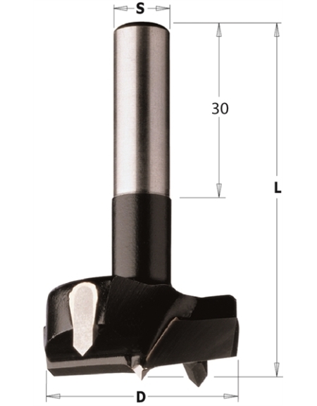 Carbide Boring bits with parallel shank