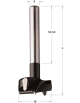 Carbide Boring bits with parallel shank