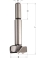 Stahl Kunstbohrer mit Zylinderschaft - Ref. CMT51214131 - L 90