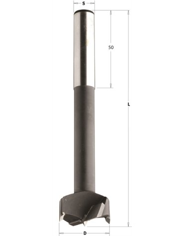 Punte per sagomatura con gambo cilindrico (13 mm) con punta in carburo in Punte per sagomatura (legno) di CMT