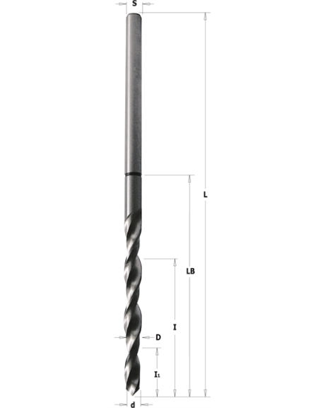 Spiralbohrer für ANUBA®-Beschläge