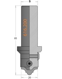 Frese decorative con punta in carburo di CMT