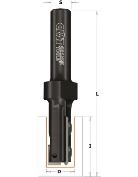 Frese per taglio dritto e frese per rifilatura a filo con inserti reversibili in Frese per taglio dritto di CMT