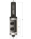 Pattern/flush trim router bits with insert knives - Ref. CMT65799311B - L 110