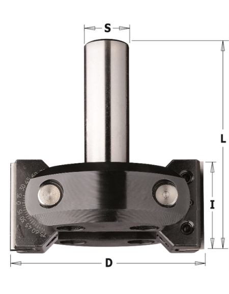 Fasenfräser mit Wendeplatten