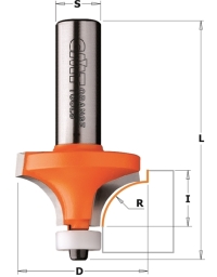 Solid surface rounding over bits