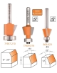 Bevel trim router bits