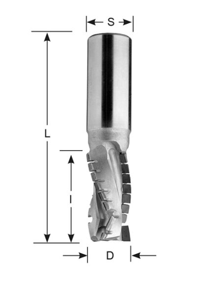 Brocas fresadoras de diamante Z3