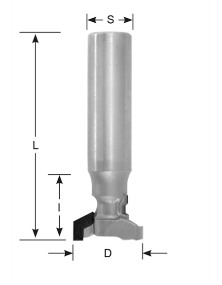 Diamantnutfräser Z2+1