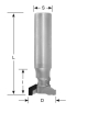 Diamond milling bits Z2+1