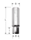 Diamond milling bits Z2. TRESPA - COMPACT - Ref. DIAM1620001 - L 70