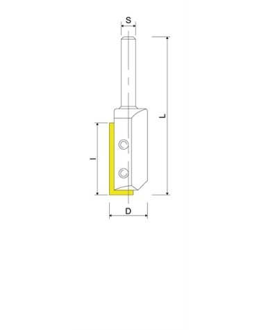 Frese FOZ - 1 fresa con gambo da 6 mm nella gamma FOZ di frese a taglio dritto di FOREZTOOL