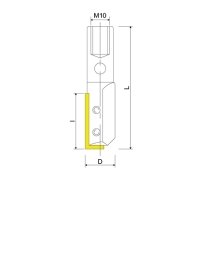Mèches à défoncer FOZ - 1 coupe Filt. Int. M10