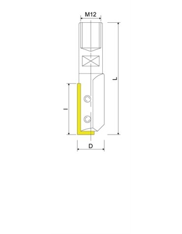 Mèches à défoncer FOZ - 1 coupe Filt. Int. M12X1 Mèches à défoncer FOZ - 1 coupe Filt. Int. M12X1