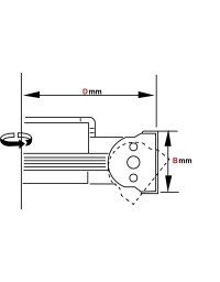 Portautensili regolabile con inserti monouso in metallo duro e regolazione meccanica della ruota - FOREZTOOL