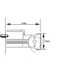 Cabezal orientable con cuchillas de carburo desechables