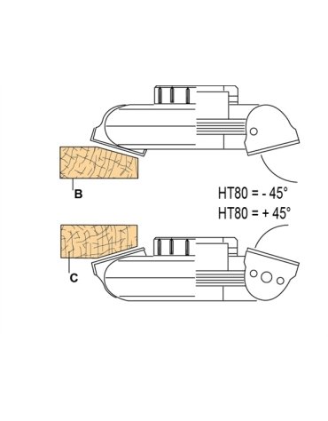 Porte-outils orientable à plaquettes carbure jetables réglage molette mécanique Porte-outils orientable à plaquettes carbure jetables réglage molette mécanique
