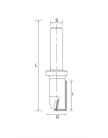 Frese a inserto standard con gambo da 12 mm in punte a taglio dritto di FOREZTOOL
