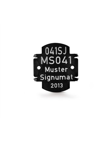 Plaquettes plastiques de numérotation