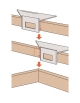 Équerres cornières 200 x 63 mm