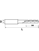 Mèches à mortaiser droites SP (avec brise-copeaux) "standard"