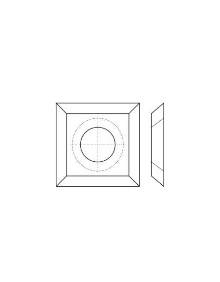 HM-Wechselplatten - Quadrat