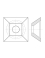Carbide inserts - Square - Ref. PLAQ0321 - L 21
