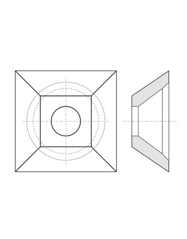 Plaquettes amovibles carbure - Carré Plaquettes amovibles carbure - Carré