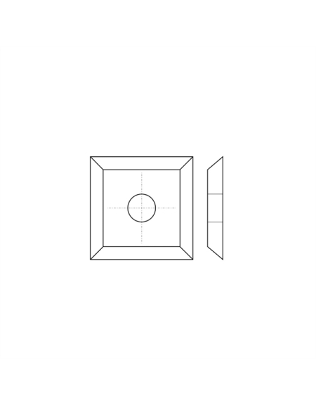 Plaquitas insertables de carburo - Cuadrado