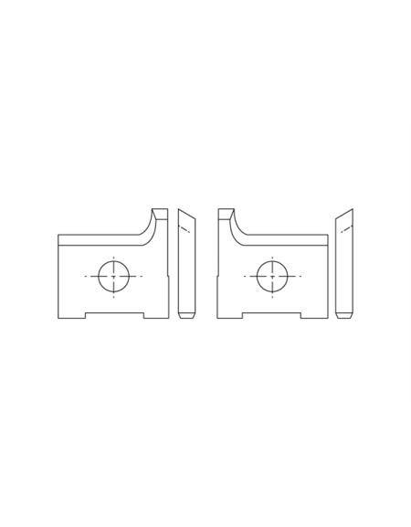 Plaquitas insertables de carburo - Aplacadora de cantos