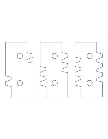 Plaquettes amovibles carbure pour porte-outils bouvetage Plaquettes amovibles carbure pour porte-outils bouvetage