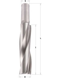 Frese a spirale positive con rompitruciolo per travi lamellari incollate in Frese a spirale di